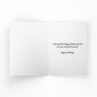 Happy 40th Birthday Teal and Silver Glitter Card