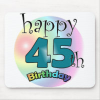 Happy 45th birthday (blauw)