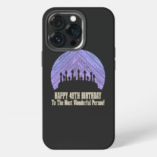 Happy 49th Birthday wishing saying quote iPhone 13 Pro Case