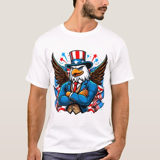 Happy 4 JULY T-shirt  (Front)