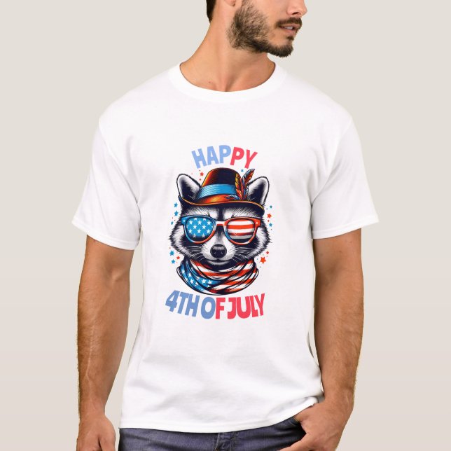 HAPPY 4 TH OF JULY T-Shirt (Front)