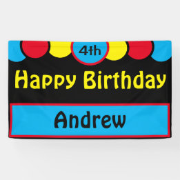 Happy 4th Birthday Andrew Banner