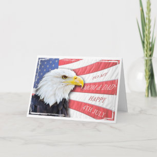 Happy 4th July for mum and dad Card