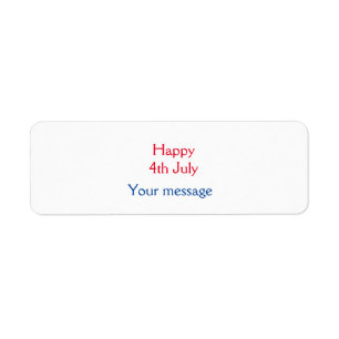 Happy 4th July independence day add name text