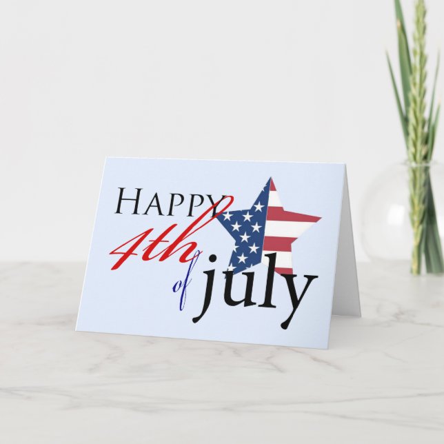 Happy 4th of July 1 Card (Front)