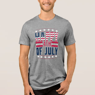 Happy 4th of July-69413 Tri-Blend Shirt