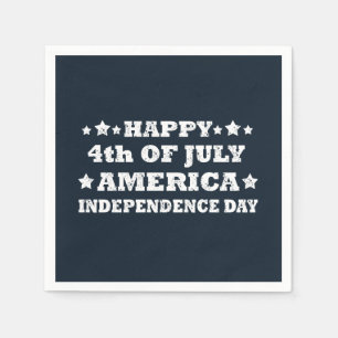 Happy 4th of july America Napkin