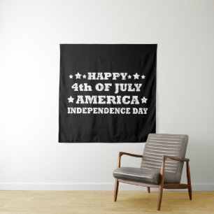Happy 4th of july America Tapestry