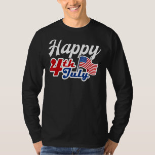 Happy 4th Of July American Flag Usa 4th Of July T-Shirt