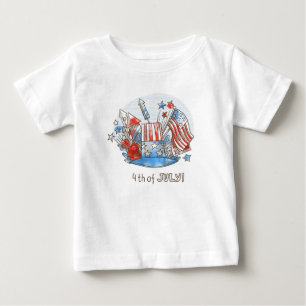 Happy 4th of July Baby T-Shirt