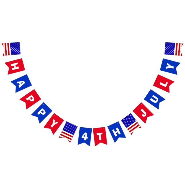 Happy 4th of July Bunting (All)