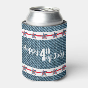 Happy 4th Of July Can Cooler