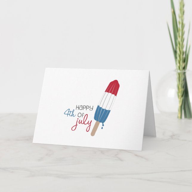 Happy 4th of July Card (Front)
