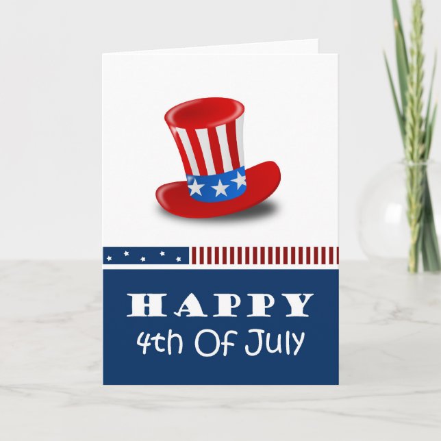 happy 4th of July Cards (Front)