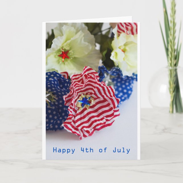 Happy 4th of July Celebration Card (Front)
