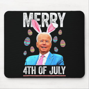 Happy 4th Of July Confused Funny Biden Easter Day Mouse Mat