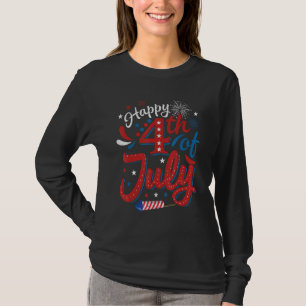 Happy 4th Of July Cool Independence Day Patriotic T-Shirt