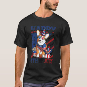 Happy 4th Of July Corgi 1 T-Shirt