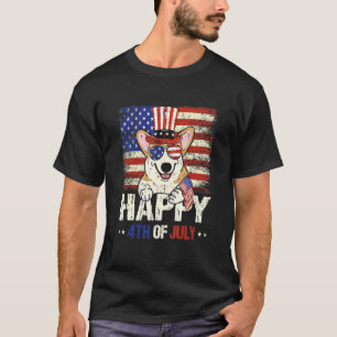 Happy 4th Of July Corgi T-Shirt