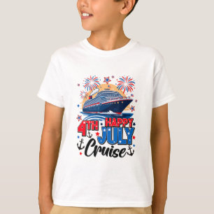 Happy 4th Of July Cruise Patriotic Family Matching T-Shirt
