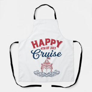 Happy 4th of July Cruise Patriotic Ship Design_1 Apron