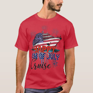 Happy 4th Of July Cruise Squad Matching Group Fami T-Shirt