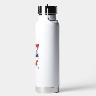 Happy 4th of July Cruise Vintage Patriotic Shirt_1 Water Bottle