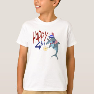 Happy 4th of July Dolphin T-Shirt