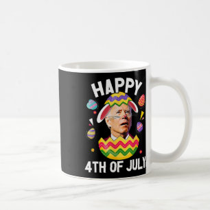Happy 4th Of July Easter Funny Bunny Confused Joe Coffee Mug