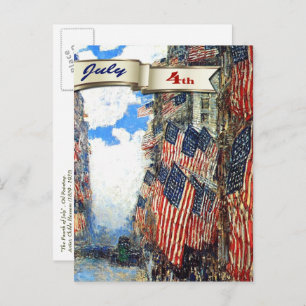 Happy 4th of July.Fine Art Postcard