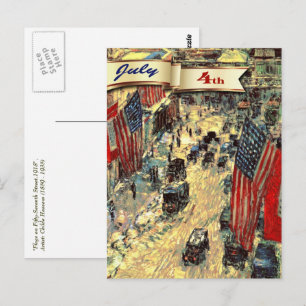 Happy 4th of July. Fine Art Postcard