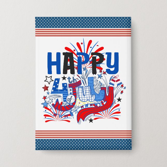 Happy 4th of July Fireworks USA-63261 (Front)