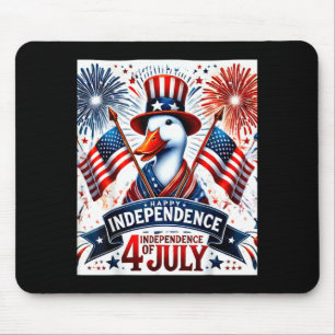 Happy 4th of july for independence day mouse mat