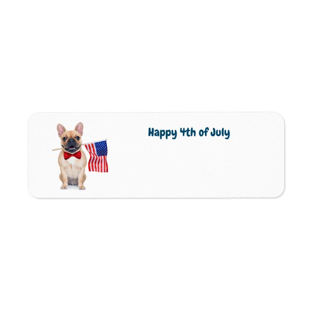 Happy 4th of July French Bulldog  (Front)