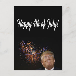 Happy 4th of July from Donald Trump Postcard