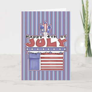 Happy 4th of July - Greeting Card