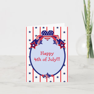 Happy 4th of July Greeting Card