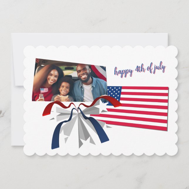 Happy 4th of July Holiday Card (Front)
