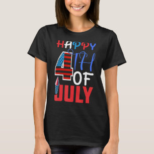 Happy 4th Of July Independence Day 1776 American F T-Shirt