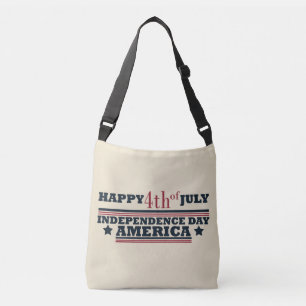 Happy 4th of july independence day America Crossbody Bag
