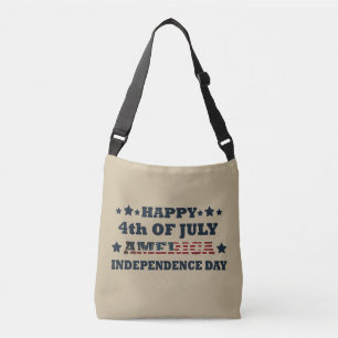 Happy 4th of july independence day America Crossbody Bag