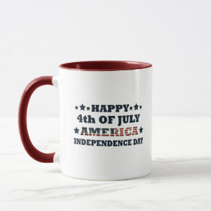 Happy 4th of july independence day America Mug