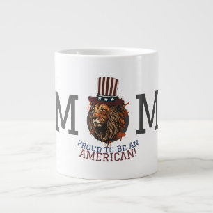 Happy 4th of July Independence Day American party Large Coffee Mug