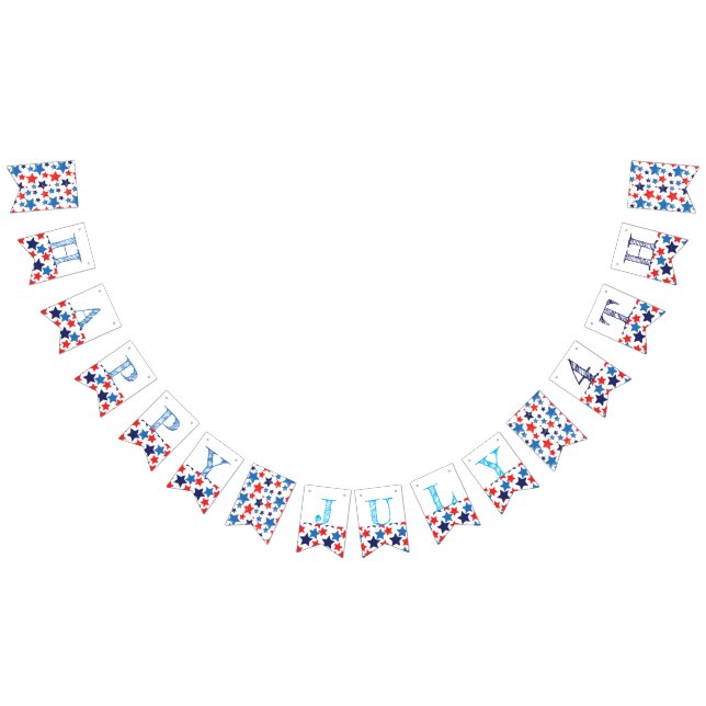 Happy 4th of July/ Independence day Bunting (All)