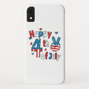 Happy 4th of July Independence Day iPhone XR Case