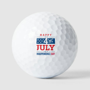 Happy 4th of July Independence Day Golf Balls