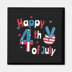 Happy 4th of July Independence Day Magnet