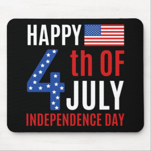 Happy 4th Of July Independence Day Mouse Mat