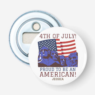 Happy 4th of July Independence Day party Bottle Opener