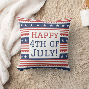 Happy 4th of July Independence Day party Cushion